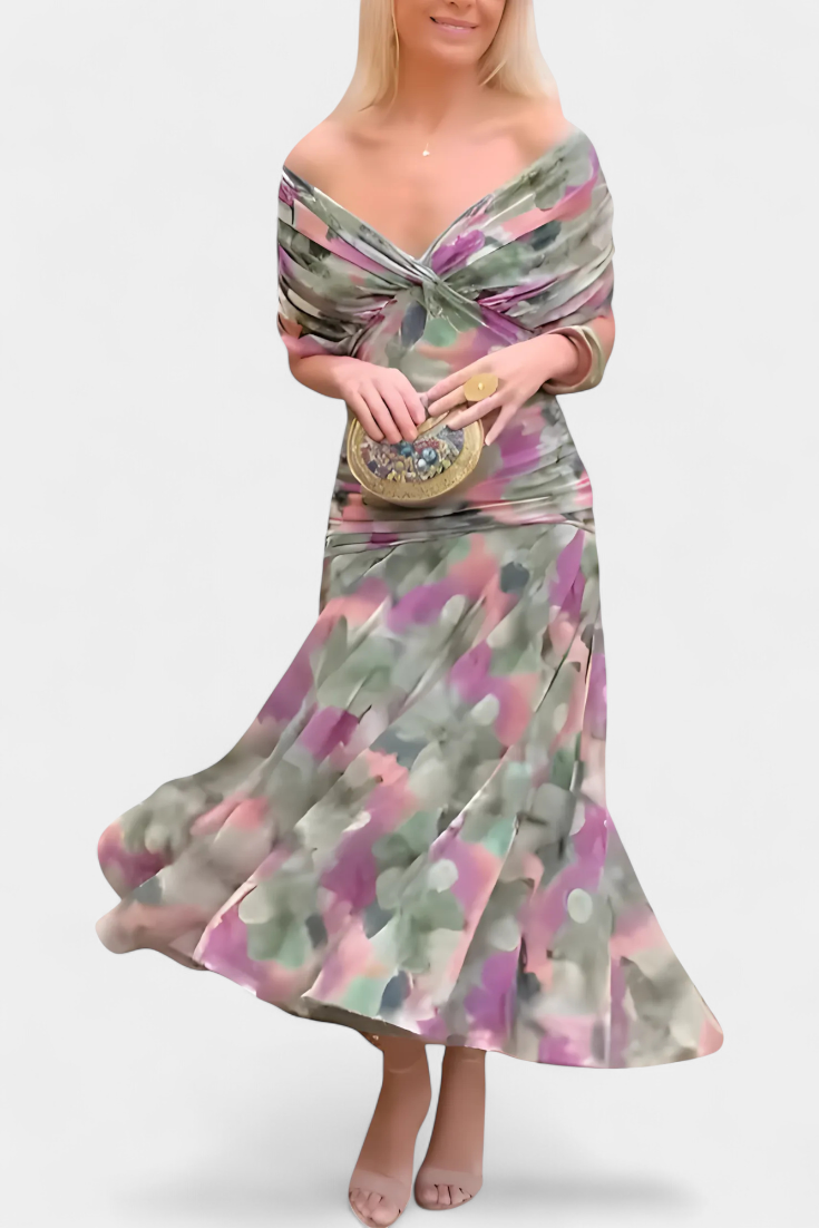 Sofia™ Long Floral Dress
