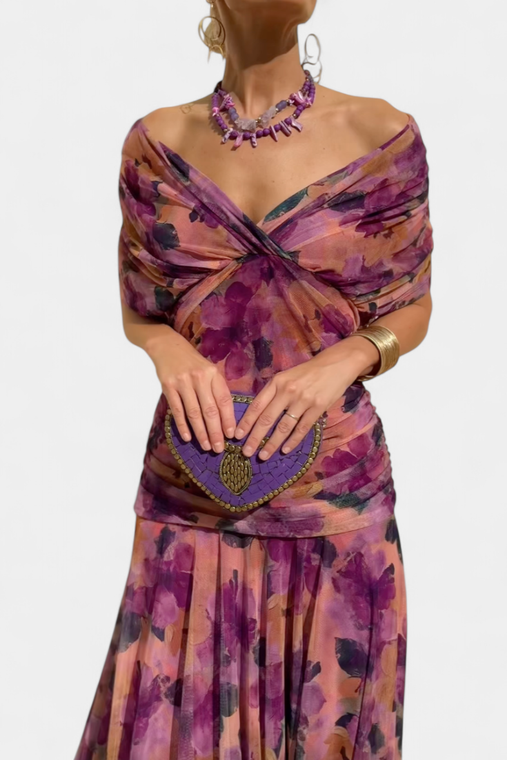 Sofia™ Long Floral Dress