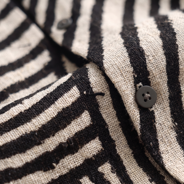 Maura | Striped Open-Front Blazer